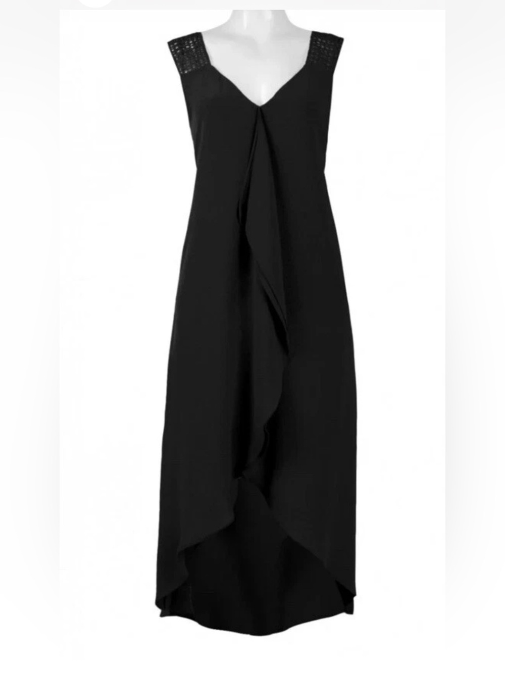 Adrianna Papell Dress Size 8 Black
High Low Hem Sleeveless NWT